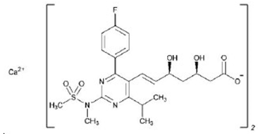 Figure 1: Rosuvastatin Structural Formula.