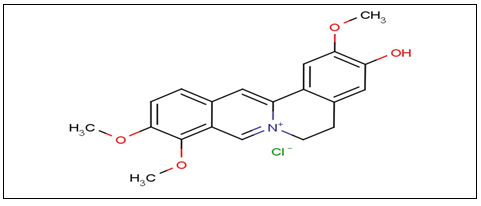 Figure 5: ** a) Jatrorrhizine.