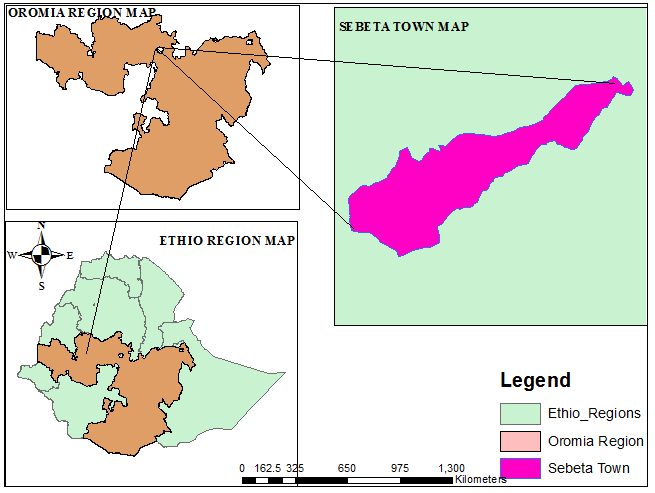 Figure 1: Map showing the study area.