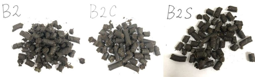 Figure 5: Particle appearance of B1 (with hardener).