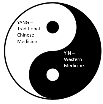Figure 9: The metaphor of Yin and Yang of Western and traditional Chinese medicine.
