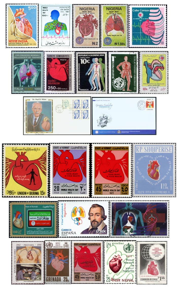 Figure 2: The heart and circulatory system in the reflection of numismatic means.