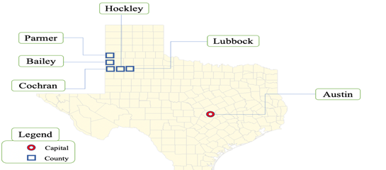 Figure 1: Map of Study Area.