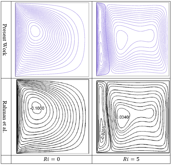 Figure 2: Mesh configuration for the domain.
