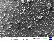 Figure 2: Itraconazole F6 optimized nanoparticles.