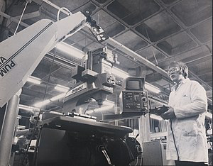 Figure 1: The Animate Puma 500 and Puma 560 industrial robots in 1986 [3].