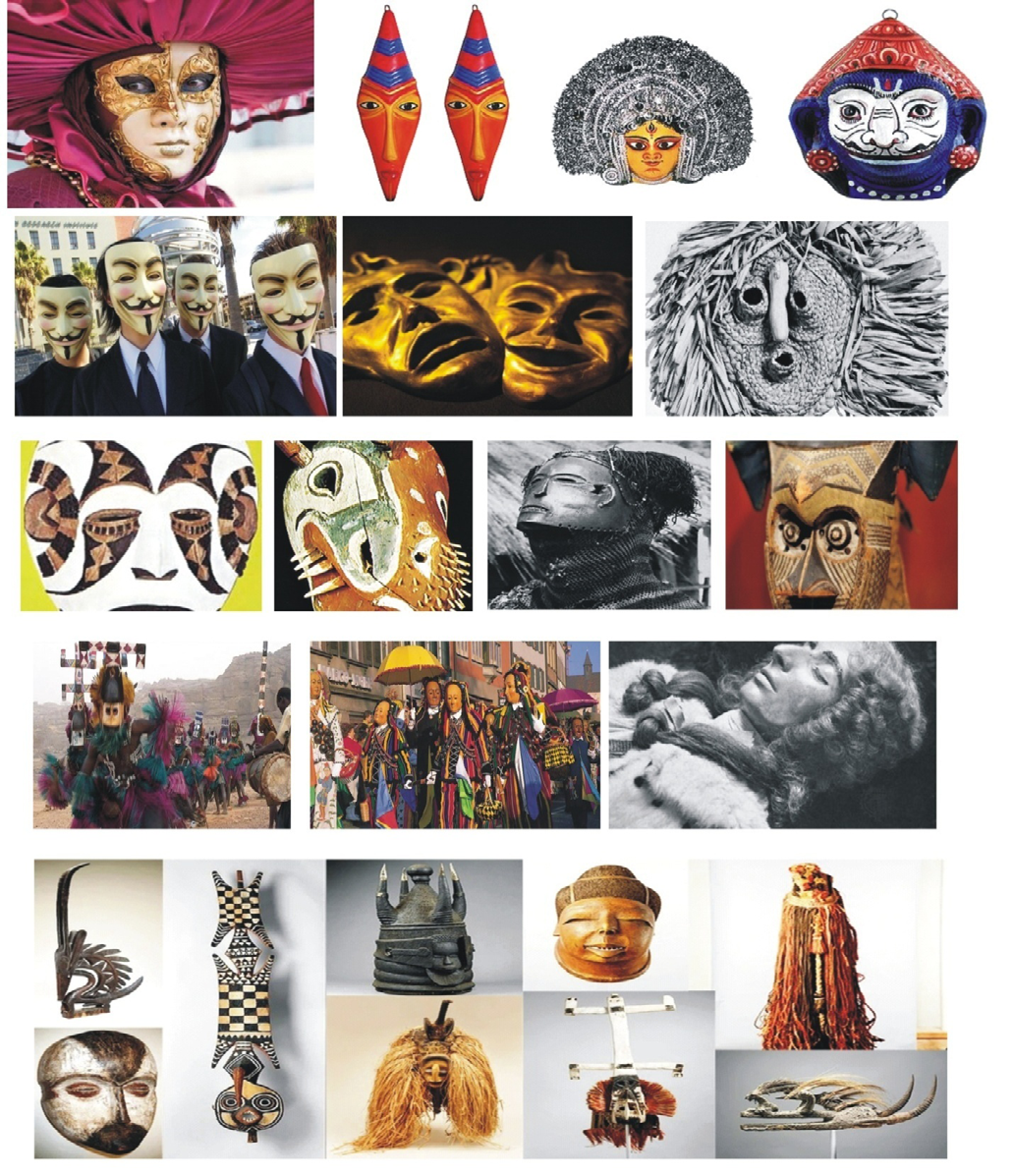 Figure 19: Typical samples of the various types of masks used throughout the world [56-61].