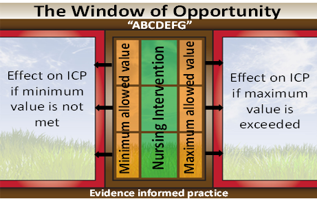 Figure 2: Window of Opportunity framework for managing increased intracranial pressure of patients presenting to the emergency department with traumatic brain injury.