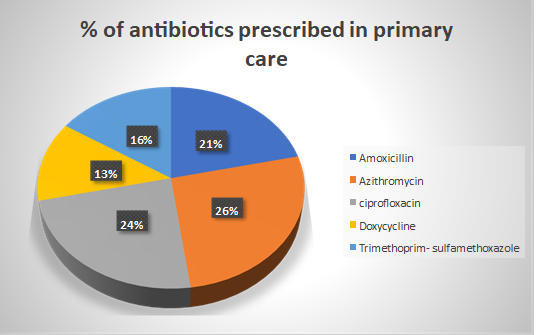Figure 12: Commonly Used Antibiotics in Primary Care.