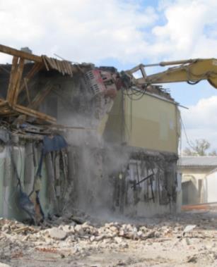 Figure 7: Asbestos Roof Plates Prepared for Transport.