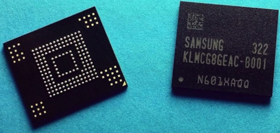 Figure 2: Flash Memory Integrated Circuit.
