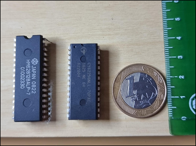 Figure 4: RAM Memories, of the Flash Type (SRAM Model in the Image) Found in Embedded Systems.