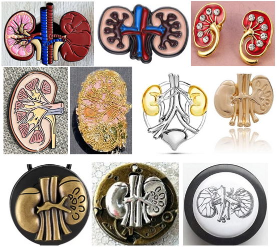 Figure 7: Human eyeball on badges.