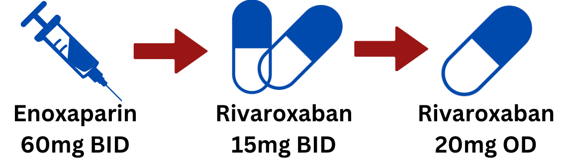 Figure 2: Treatment course of the patient.