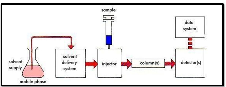 Figure 3: Schematic Diagram of Gel-Permeation Chromatography.
