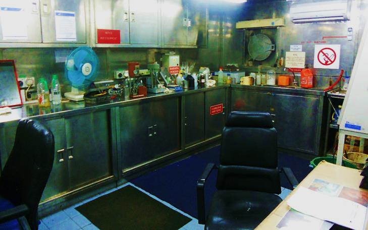 Figure 1: Mud preparation laboratory of M/s Geologging Industries at Naharkatiya (Assam).