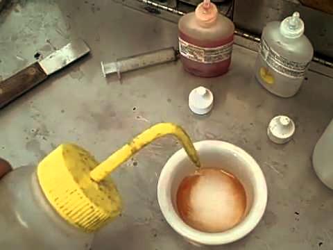 Figure 3: Mud sample preparation.
