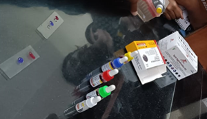 Figure 2: Spot Agglutination Test Kit.