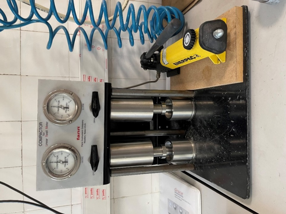 Figure 3: Dual Core Plug Compactor and Pump.