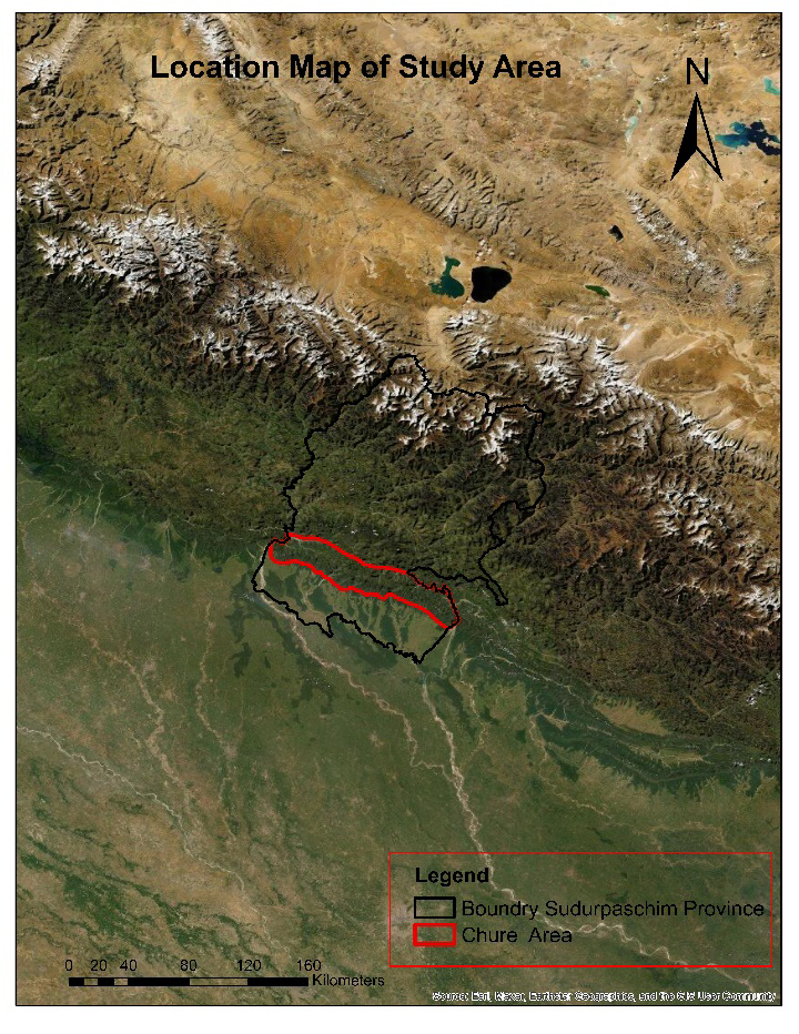 Figure 1: Map of study area.