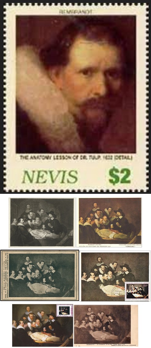 Figure 7: Phylocartic selection (postage and art cards).