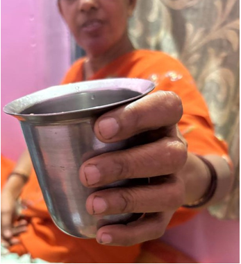 Figure 1: Inability to hold a cup of Coffee.