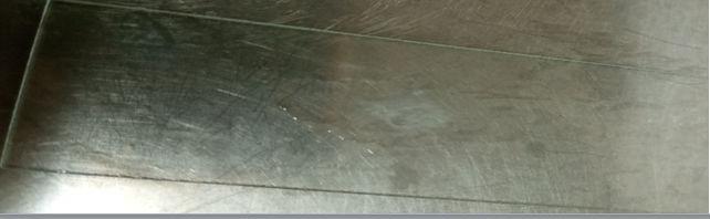 Figure 13: Positive Catalase test result of Kleibsella spp.