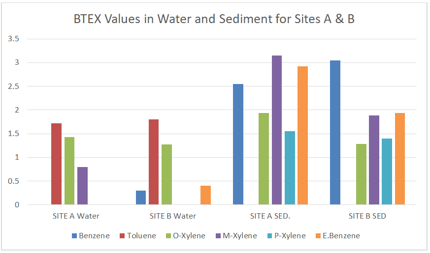 Figure 5: Graphical Representation of BTEX.
