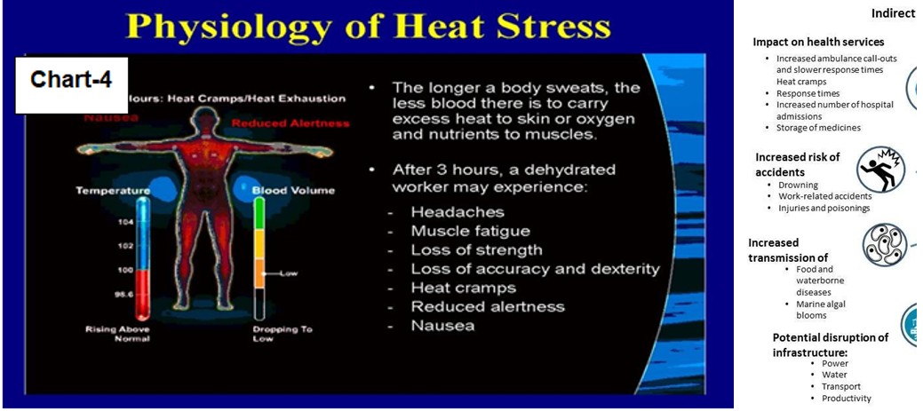 Figure 7: Common Urban Professions at risk of Heat exhaustion and Heat Stroke in India.