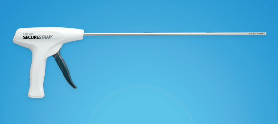 Figure 3: Ethicon Securestrap Absorbable strap fixation device.