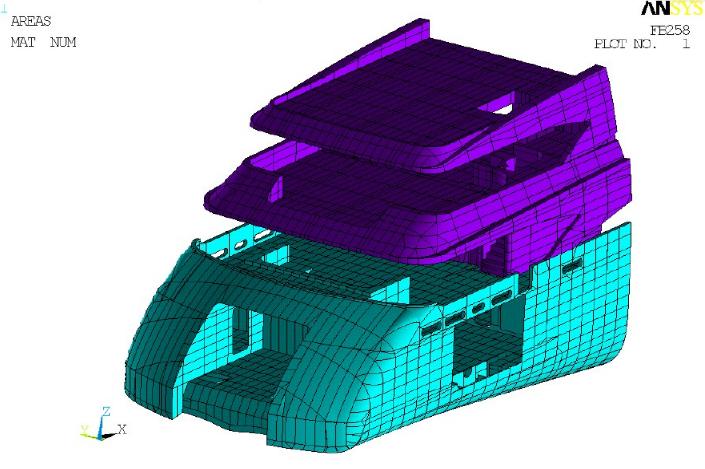 Figure 5: Assembly scheme of hull prefabrication blocks.