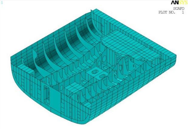 Figure 6: Model geometry of the FO 02 block.