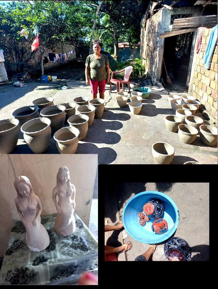 Figure 3: Ceramics at the production site. Father Cocha.