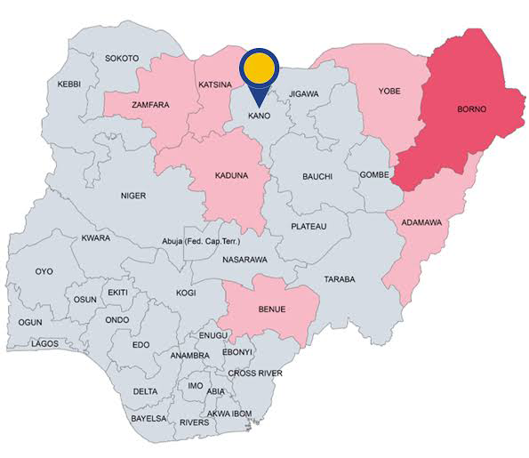 Figure 1: Nigerian Map.