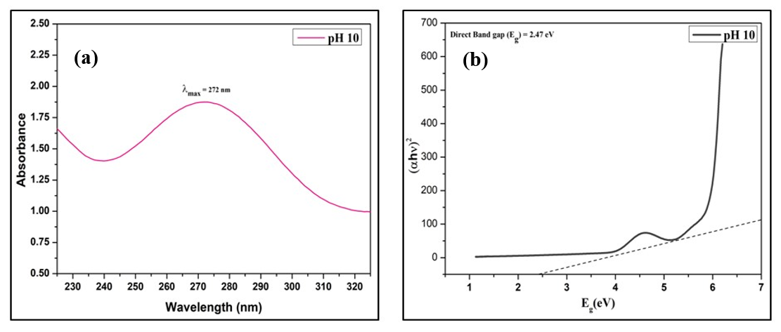 Figure 7: PL Analysis of the CdSe Sample Prepared at the Room Temperature of Nearly 590 nm.