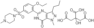 Figure 1: Structure of Sildenafil Citrate (a) and Nabumetone (IS) (b). It acts by inhibiting cGMP specific phosphodiesterase type 5, an enzyme that regulates blood flow in the penis. Since becoming available in 1998, sildenafil has been the prime treatment for erectile dysfunction. The mechanism of action of Sildenafil citrate involves the release of nitric oxide (NO) in the corpus cavernosum of the penis. NO binds to the receptors of the enzyme guanylate cyclase which results in increased levels of cyclic guanosine monophosphate (cGMP), leading to smooth muscle relaxation (vasodilation) of the intimal cushions of the helicine arteries, resulting in increased inflow of blood and an erection [1]. Sildenafil is a potent and selective inhibitor of cGMP specific phosphodiesterase type 5 (PDE5) which is responsible for degradation of cGMP in the corpus cavernosum. The molecular structure of sildenafil is similar to that of cGMP and acts as a competitive binding agent of PDE5 in the corpus cavernosum, resulting in more cGMP and better erections [1]. Without sexual stimulation, and therefore lack of activation of the NO/cGMP system, sildenafil should not cause an erection. Sildenafil is metabolized by liver enzymes and excreted by both the liver and kidneys. If taken with a high-fat meal, absorption is reduced; the time taken to reach the maximum plasma concentration increases by around one hour, and the maximum concentration itself is decreased by nearly one-third. The primary indication of sildenafil is treatment of erectile dysfunction (inability to sustain a satisfactory erection to complete intercourse). It use is now standard treatment for erectile dysfunction in all settings, including diabetes [2]. People on antidepressants may experience sexual dysfunction, either as a result of their illness or as a result of their treatment. A 2003 study showed that sildenafil improved sexual function in men in this situation [3] Following up to earlier reports from 1999 [4] the same researchers found that sildenafil was able to improve sexual function in female patients on antidepressants as well [5] As well as erectile dysfunction, sildenafil citrate is also effective in the rare disease pulmonary arterial hypertension (PAH). It relaxes the arterial wall, leading to decreased pulmonary arterial resistance and pressure. This in turn reduces the workload of the right ventricle of the heart and improves symptoms of right- sided heart failure. Because PDE-5 is primarily distributed within the arterial wall smooth muscle of the lungs and penis, sildenafil acts selectively in both these areas without inducing vasodilatation in other areas of the body. Pfizer submitted an additional registration for sildenafil to the FDA, and sildenafil was approved for this indication in June 2005. The preparation is named Revatio, to avoid confusion with Viagra, and the 20 milligram tablets are white and round. Sildenafil joins bosentan and prostacyclin-based therapies for this condition [6]. Sildenafil has been shown to be useful for the prevention and treatment of High altitude pulmonary edema associated with altitude sickness such as that suffered by mountain climbers [7,8] While this effect has only recently been discovered, sildenafil is already becoming an accepted treatment for this condition, particularly in situations where the standard treatment of rapid descent has been delayed for some reason [9]. The objective of the single dose randomized bioequivalence study was to compare the pharmacokinetic parameters of VIGREX versus VIAGRA. The reported analytical methods used to determine Sildenafil concentrations in biological samples include the application of HPLC method [10], HPLC coupled with mass dedector (LC-MS) [11-14], HPLC coupled with ESI-MS-MS [15] and determination using micellar electro kinetic chromatography [16]. The aim of the present work was to develop and validate a simple, precise and accurate HPLC method with UV detection, using liquid-liquid extraction, for the pharmacokinetic analysis of Sildenafil in human plasma supporting the bioequivalence study of two pharmaceutical formulations.