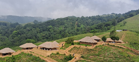 Figure 1: “En Ooru”, a tribal heritage village, near Pookode, Wayanad district.