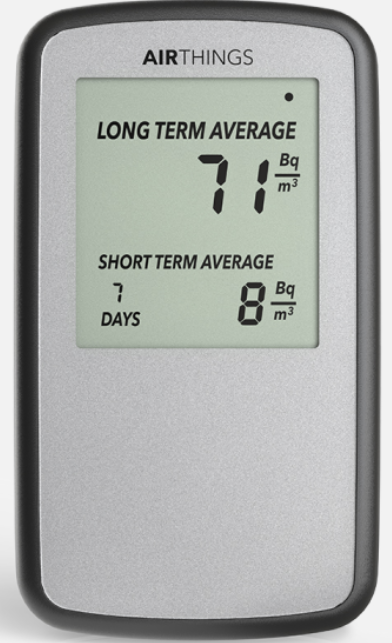 Figure 1: Airthings Corentum Home Radon.