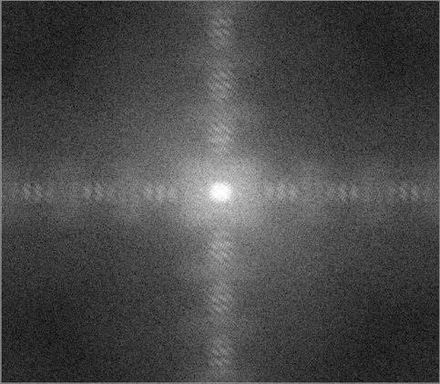 Figure 6: Schematic example of image illustrating blended objects, showcasing the overlap of a bright asteroid and a nearby star, with their light creating a combined halo effect in a starry celestial background.