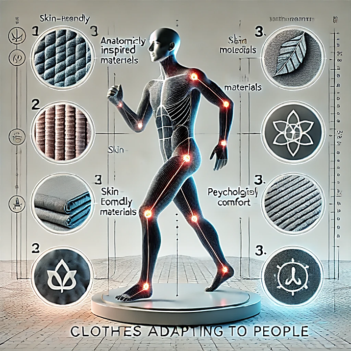 Figure 3: Clothes adapting to people.
