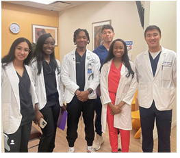 Figure 1: Medical students, Residents, and Attendings volunteer for the Free Orthopaedic Clinic at Howard University Hospital in Washington, DC.