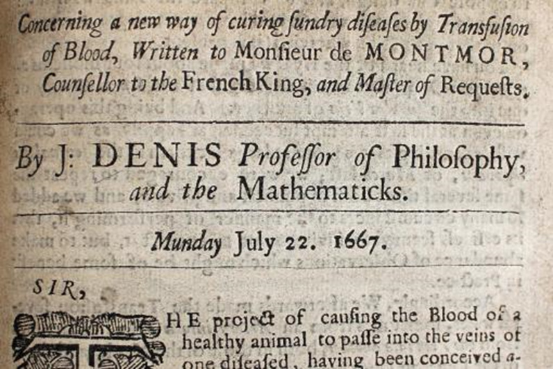Figure 2: Philosophical Transactions of the Royal Society of London, July 22, 1667.