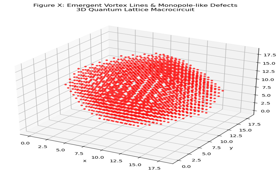 Figure 4: These include vortex lines, monopole-like point defects, and knotted phase tubes.