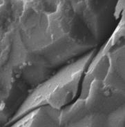 Figure 15: SEM images of sandstone recovered from BH(A)(depth=3827-3837m)showing quartz overgrowth.