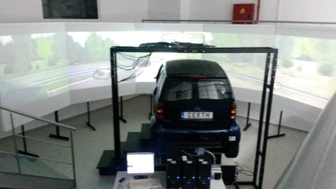 Figure 2: The driving simulator used.