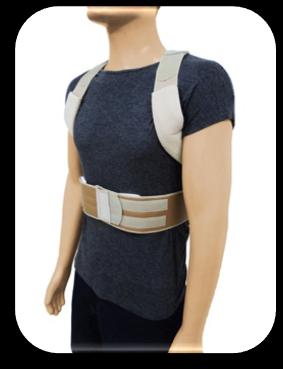 Figure 4: Lateral view of the Pectus Press in the correct position.