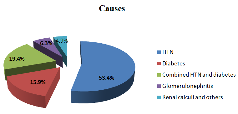 Figure 1: Grading of CKD of the study population.