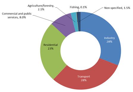 Figure 1: World energy balance (source IEA).