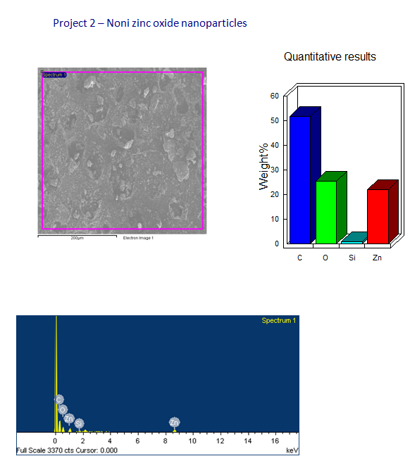 Figure 6: TEM Analysis. Antibacterial Activity: Silver and Zinc Oxide nanoparticles exhibited good antibacterial properties against bacterial pathogens such as _Staphylococcus aureus_ with 34 and 30 mm zone of inhibition, _Streptococcus_ _aeruginosa_ with 31 and 28 mm zone of inhibition and _Pseudomonas aeruginosa_ with 28 and 26 mm zone of inhibition (Figures 7-10).