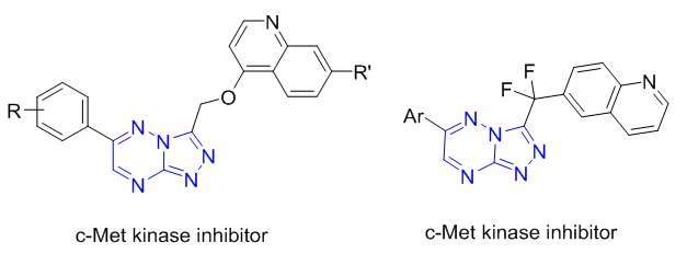 Figure 9: Imidazotriazine containing drugs as novel anticancer agents.